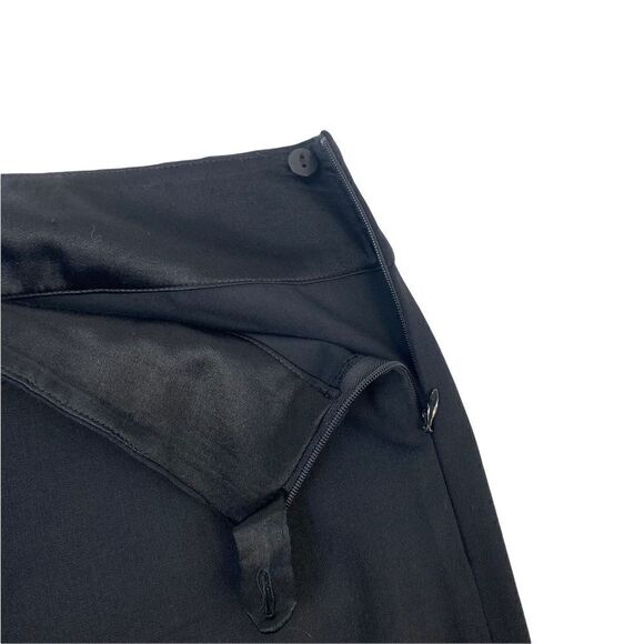 Eileen Fisher Womens Sz XS Black Trousers Waist Side Zip Dress Pants - Picture 7 of 8